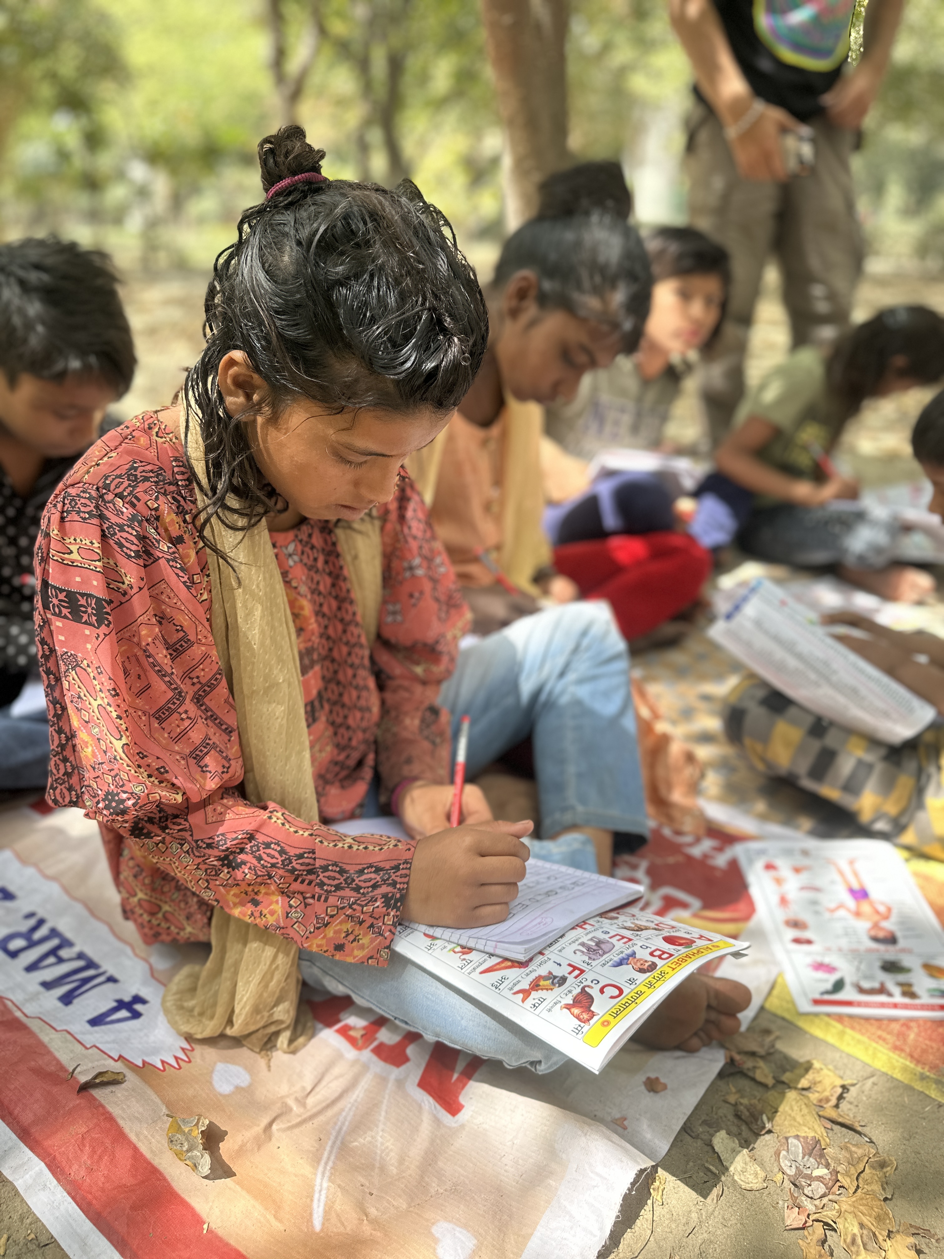 Indian NGO volunteer support